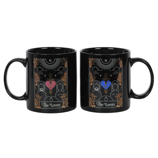 'The Lovers' Tarot Couples Mug Set